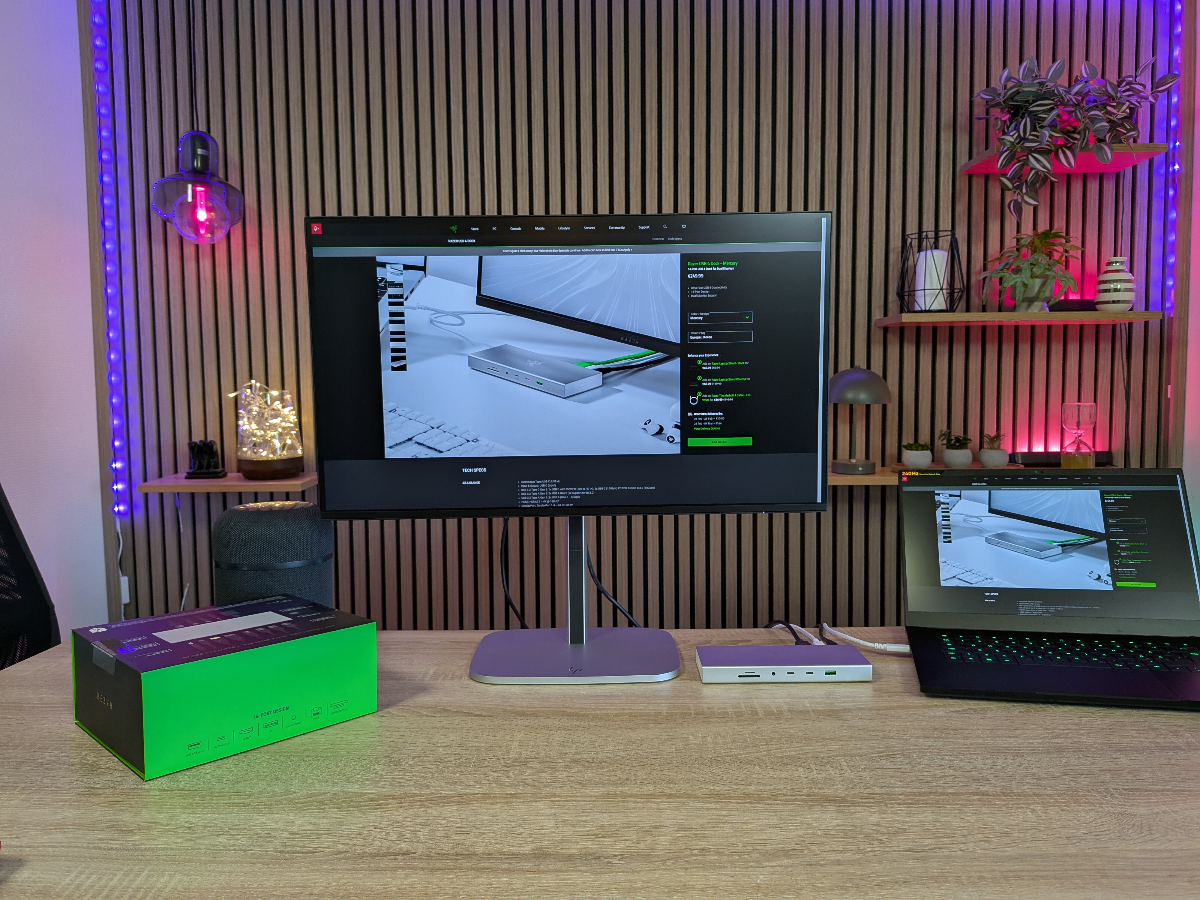 Razer USB 4 Dock med monitor.jpg